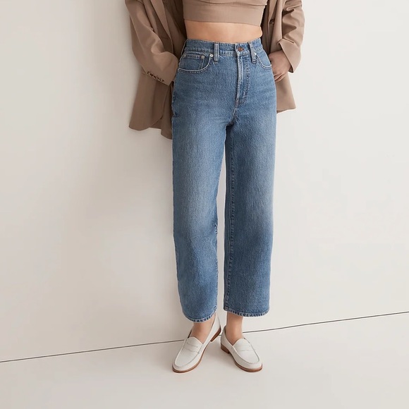 Madewell The Perfect Vintage Wide-Leg Crop Jean - Picture 1 of 8